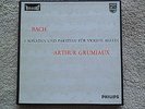 3LP Box ARTHUR GRUMIAUX Bach 6 Sonaten 1st Press Philips Hi-Fi Stereo VINYL