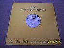 U2 In Concert      1983  BBC TRANSCRIPTION SERVICE disc and cover NEAR MINT