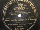 German Soprano 78 RPM Marie DIETRICH Thema und Variationen von H. Proch GC 43453