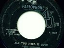 RARE WEST INDIES PRESSING - THE BEATLES - ALL YOU NEED IS LOVE - PARLOPHONE