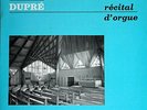 Marcel DUPRE Organ  IMPROVISATIONS Live Recording 1967 Private Ed. Ultra RARE