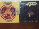 ANTHRAX - State of Euphoria & Among The Living Original Vinyl LP's w/ Inners