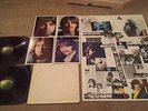 THE BEATLES WHITE ALBUM UK STEREO APPLE DBL LP STAMPED COVER POSTER PICTURES