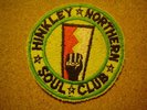 ORIGINAL NORTHERN SOUL PATCH-HINKLEY NORTHERN SOUL CLUB -EX
