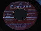 Four Kings   You Don't Mean Me Right   rare Fortune Detroit doo wop 45 HEAR