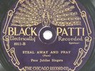 ULTRA-RARE GOSPEL 78 - PACE JUBILEE SINGERS **BLACK  PATTI  8011**  1927  V/V