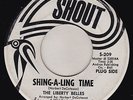 THE LIBERTY BELLES 1967 PROMO COPY: SHING-A-LING TIME B/W JUST TRY ME