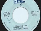 70's Memphis Soul 45 Frankie Gearing 'Spinning Top' Beale St Hear