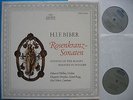 Archiv H.I.F. Biber Rosenkranz Sonaten Dreyfus Melkus 2lp NM