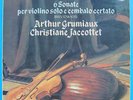 Philips Bach Sonate Harpsichord Violin Grumiaux Jaccottet BOX 2lp NM
