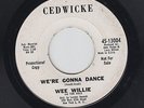 WEE WILLIE We're Gonna Dance PROMO 45 on Cedwicke wild garage rocker HEAR