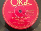 Okeh 8423 Louis Armstrong Hot Five BIG BUTTER AND EGG MAN 1926 78 rpm E-/VG+
