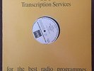 The Cure - BBC Transcription Service - live Glastonbury Festival `86