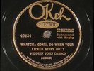 78 RPM  Fiddlin' John Carson, Okeh 45434, E+  Country