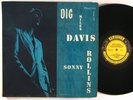 MILES DAVIS & SONNY ROLLINS Dig LP on Prestige DG mono