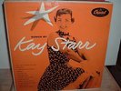 KAY STARR     SONGS BY KAY STARR     RARE 1955 CAPITOL TURQUOISE LABEL LP VG++