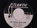 JIMMY HANNAN: You Gotta Have Love / Beach Ball 45 (dj, Bee Gees backing) Oldie