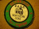 ORIGINAL NORTHERN SOUL PATCH-E.A.S.C NORTHERN SOUL CAMBRIDGE ALL-NIGHTER-EX