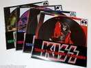 Kiss 'Tossin' And Turnin' In Roanoke' 4 X Picture Discs Set Ace Gene Paul Peter