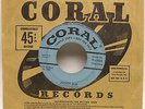 BUDDY HOLLY Crickets CORAL blue PROMO 45 rpm record PEGGY SUE b/w Everyday