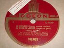 Les Choeurs De D'Opera Russe Le Prince Igor 78 ODEON 188.003