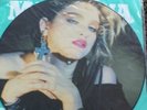 Madonna holiday original 1985 picture disc with rare inlay  backing slip, w9405p