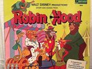 Walt Disney Presents Robin Hood 1975 Vinyl Disneyland Records 3810 Black Label