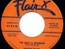 Pauline Rogers RARE Popcorn Rockabilly Soul 45 FLAIR-X I'm Just A Woman HEAR IT