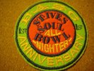 ORIGINAL NORTHERN SOUL PATCH-E.A.S.C ST IVES SOUL BOWL 1ST ANNIVERSARY-EX