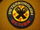 ORIGINAL NORTHERN SOUL PATCH-PETERBOROUGH 4TH ST IVES CROSSED FISTS-EX