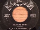 E.J. & THE ECHOES  If You Just Love Me / Treat Me Right 45   Diamond Jim n soul
