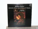BRAHMS Sonates Pour Violoncello & Piano PIDOUX/PENNETIER Import w/BOOK EXC