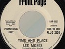 LEE MOSES Time & Place SOUL FUNK PROMO 45 *hear*