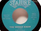 PATTENS - You Should Know (Stature) - '66 garage rock 7