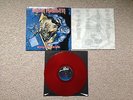 IRON MAIDEN no prayer for the dying RED COLORED LP farbiges vinyl FARBE: ROT