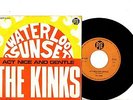 KINKS  7'' PS Waterloo Sunset  Italy rare PYE 45 NP5130 rare 45