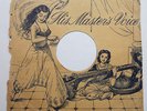 HIS MASTER'S VOICE (PAKISTAN) Blue Ink Beautiful Artwork 78RPM Record Sleeve