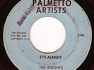 The Insights - I Need Your Loneliness / It's Alright   Northern Soul  VG+