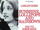 LESLEY GORE - SUNSHINE LOLLIPOPS AND RAINBOWS - DUTCH 45 - MERCURY - 1965