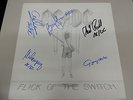 AC DC SIGNED  FLICK OF THE SWITCH  LP ALBUM