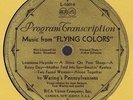 Victor RARE 33RPM 1930s Shellac Record Music from FLYING COLORS Early Long PLay
