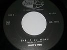 Rare 1960's garage Rock MOTT'S MEN 45 record She is So Mean Loren records