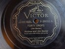 Andrew and Jim Baxter Forty Drops Georgia Stomp very rare blues fiddle Victor 78