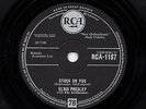 VERY RARE 1960 UK ELVIS PRESLEY 78  STUCK ON YOU / FAME AND FORTUNE  RCA 1187 E-