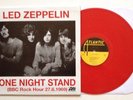 LED ZEPPELIN - ONE NIGHT STAND - BBC 27.6.1969 - RED COLOR VINYL LP NEAR MINT