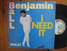 BENJAMIN BALL - I NEED IT - SOUTH AFRICA AFRO FUNK DISCO - SOUTH AFRICA