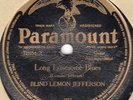 Paramount 12354 Blind Lemon Jefferson LONG LONESOME BLUES  78 rpm 1926