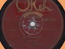 Okeh 8563 & 8511 TEXAS ALEXANDER Bor Hog Blues   78 rpm MISPELLED ON LABEL
