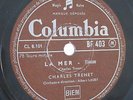 78 RPM CHARLES TRENET la mer FRENCH COLUMBIA BF 403 / FREE REG. SHIPPING