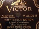 HOT 1920s JAZZ 78 RPM BENNIE MOTEN KC O Rite Tite/CERTAIN MOTON Victor 38104 E